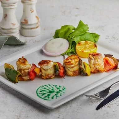 Grilled Sea Bass Skewers